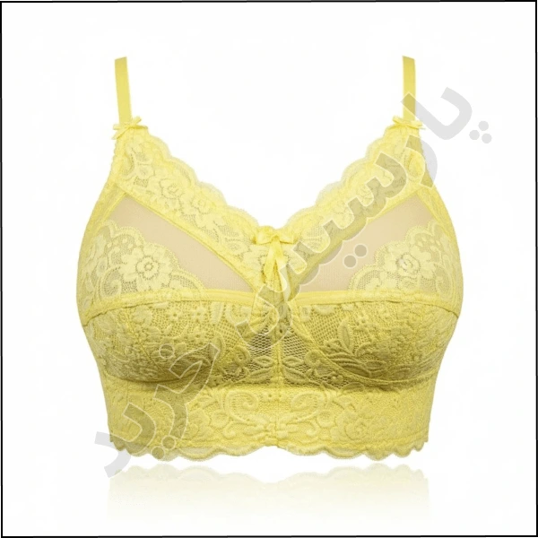 سوتین کش پهن دانتل مسطر کد 500