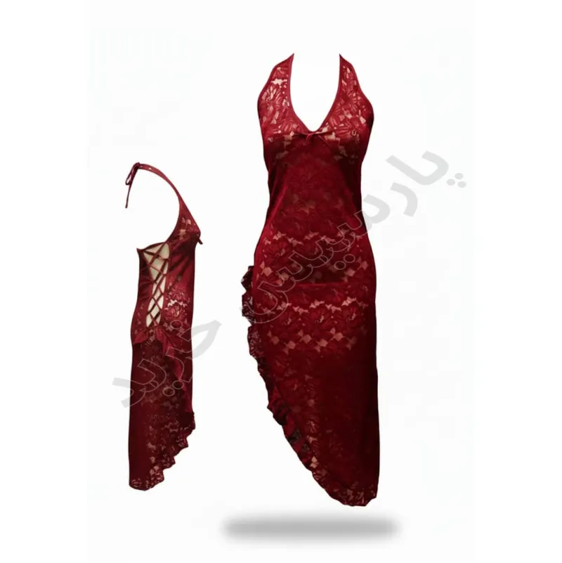 لباس خواب زنانه تمام گیپور یاندی