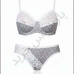 ست شورت و سوتین نخ و گیپور مسطر