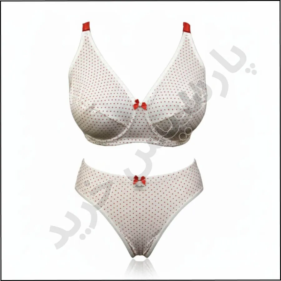 ست شورت و سوتین تمام نخی مسطر