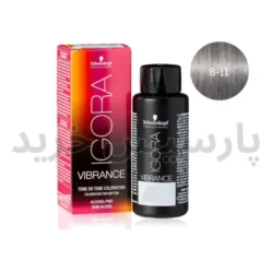 رنگ مو نیمه‌دائمی ایگورا ویبرانس 11-8