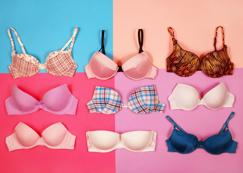 Types of bras in one photo