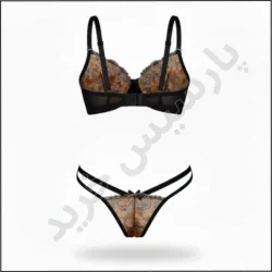 ست زنانه فنردار هارنس دار مسطر