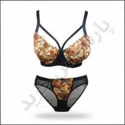 ست زنانه فنردار هارنس دار مسطر