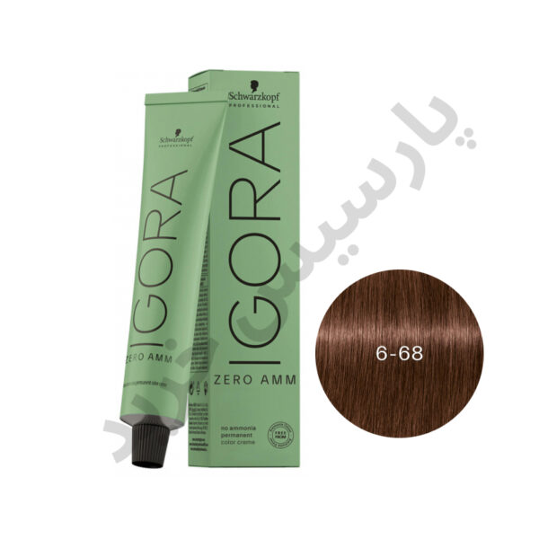 رنگ مو ایگورا رویال 68-6 ZERO AMM