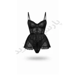 ست لباس خواب زنانه تمام گیپور دلوین