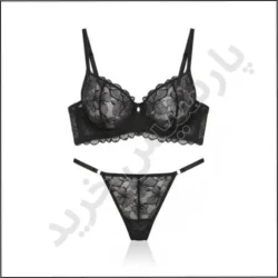 ست زنانه تمام دانتل اروپایی مسطر