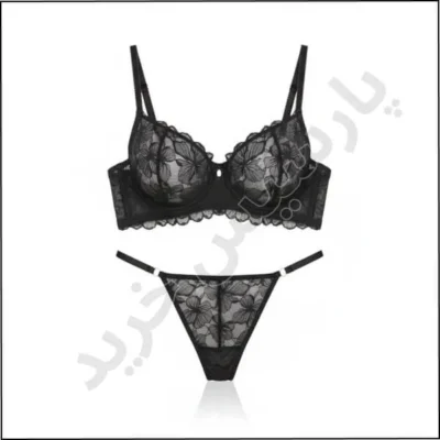 ست زنانه تمام دانتل اروپایی مسطر