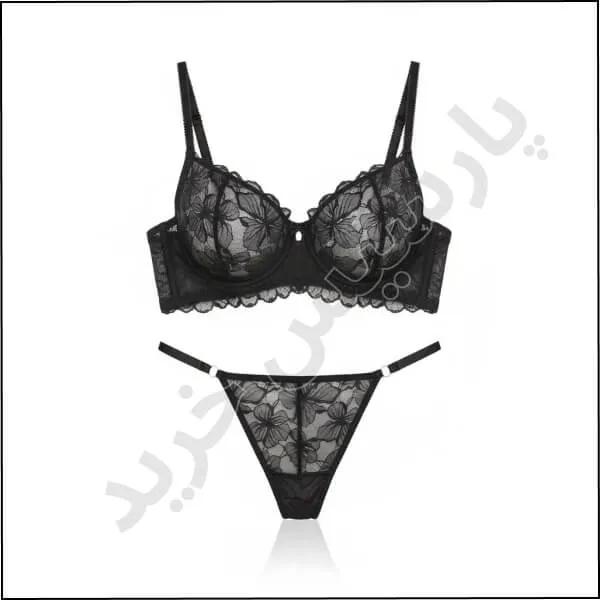 ست زنانه تمام دانتل اروپایی مسطر