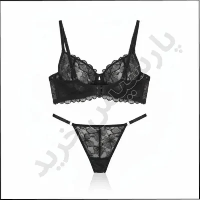 ست زنانه تمام دانتل اروپایی مسطر